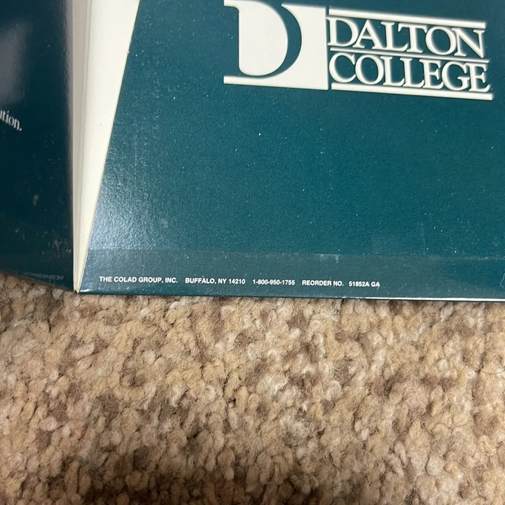 Vintage Dalton College folder Serving Northwest Georgia